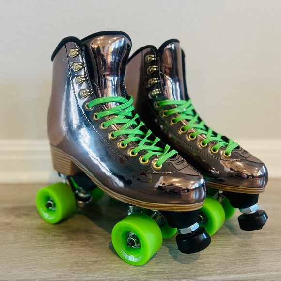 JACKSON Other - Jackson Evo Viper Nylon Gunmetal Metallic Roller Skates size 7